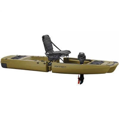 Point 65 Sweden - Kingfisher Kayak Solo with Impulse Drive, Green Moss