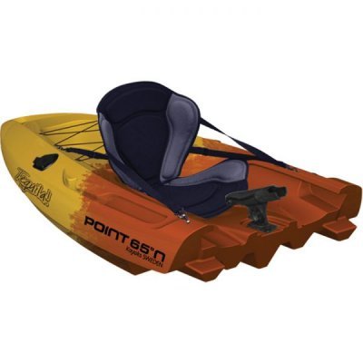Point 65 Sweden - Tequila! GTX Angler Kayak Sections, Back Yellow/Orange