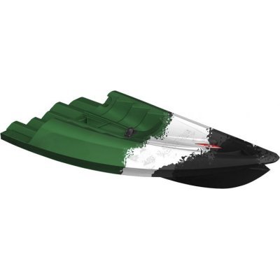 Point 65 Sweden - Tequila! GTX Angler Kayak Sections, Front Green